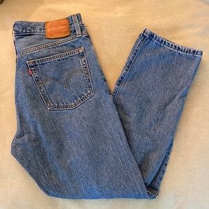 Women’s Levi 501’s. Dark 90’s/vintage wash.